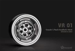 Gmade - 1.9 VR01 Beadlock Wheels (Chrome) (2)