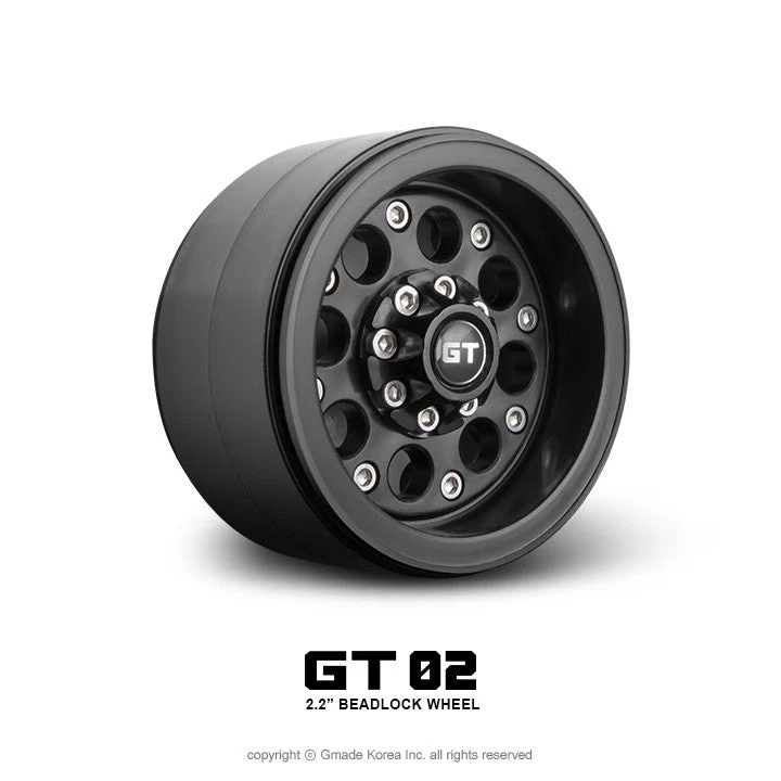 Gmade - 2.2 GT02 Beadlock Wheels (2) 3 Gmade - 2.2 GT02 Beadlock Wheels (2)