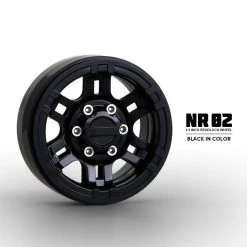 Gmade - NR02 1.9" Beadlock Wheels Black (2)