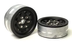 Gmade - 1.9" SR04 Beadlock Wheels (Matte Black)